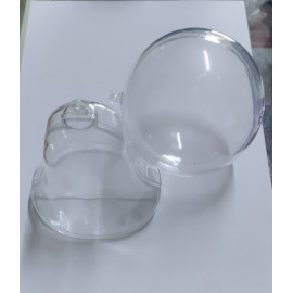 Műanyag átlátszó gömb ès harang