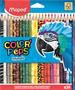 ”Színes ceruza készlet, háromszögletű, MAPED ””Color`Peps Animal””, 24 különböző szín”