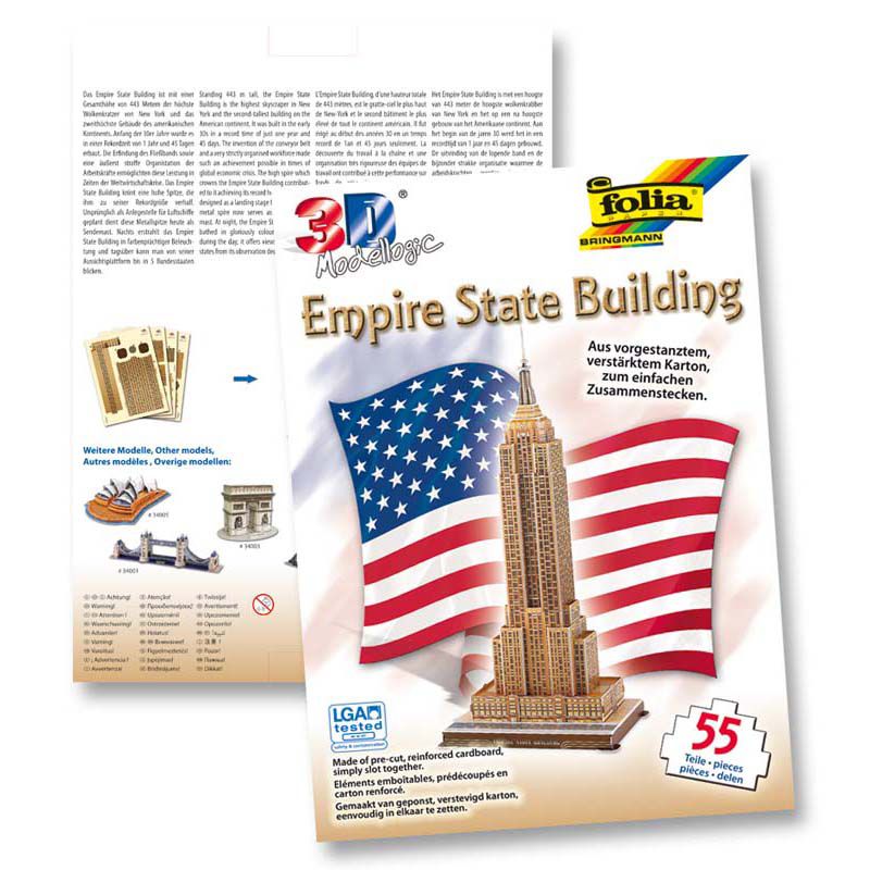 3D puzzle, Empire State Building 55 részes