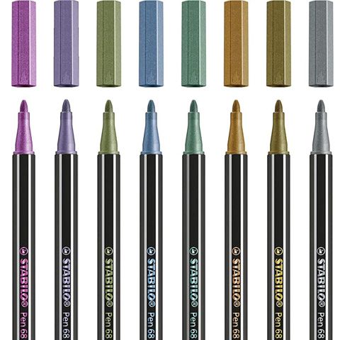 Stabilo Pen 68 metál filctoll több színben
